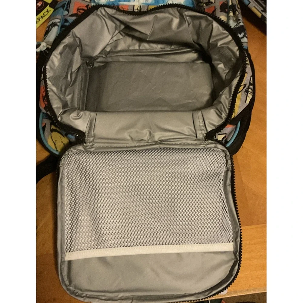 Wonder Nation 4 Pc 17 in Shark Pop It Back Pack With lunch Box,‎ Pencil Case NWT